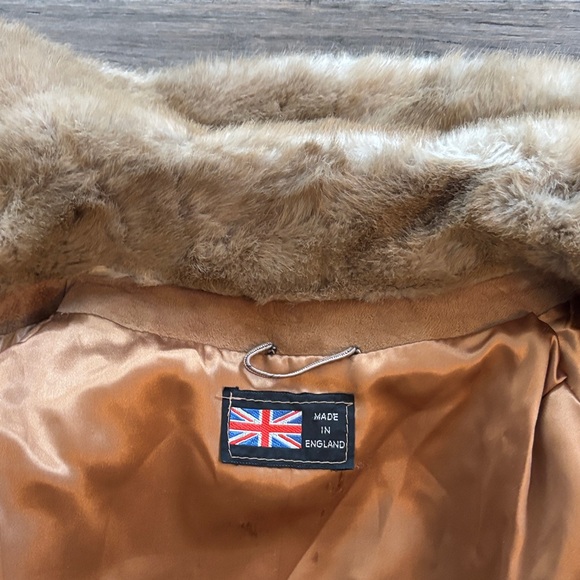 London Leathers by Lilli Ann Brown Faux Fur Coat - Picture 5 of 9